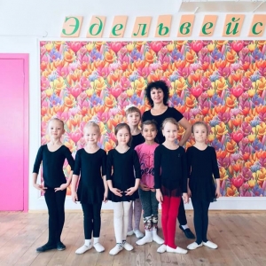 Коллектив "Эдельвейс" группа " "Юла" Тренаж у станка.